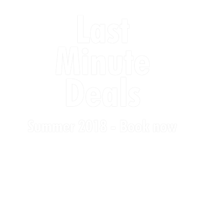 Last Minute Getaways logo.