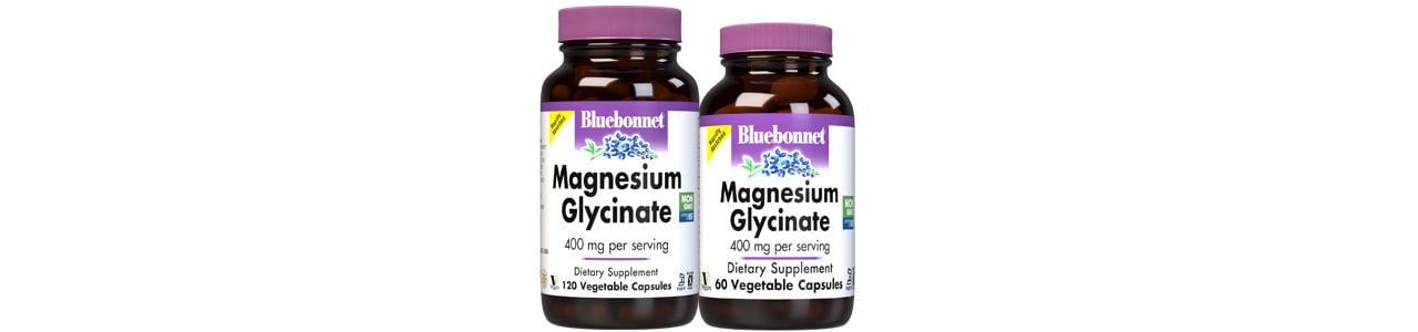 Bluebonnet’s Magnesium Glycinate Vegetable Capsules