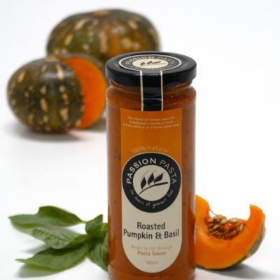 Passion Pasta Sauce Roasted Pumpkin & Basil 465ml (WA) Passion Pasta Sauce Roasted Pumpkin & Basil 465ml (WA)