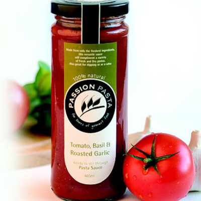 Passion Pasta Sauce Tomato, Basil & Garlic 465ml (WA) Passion Pasta Sauce Tomato, Basil & Garlic 465ml (WA)