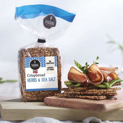 Sigdal Crispbread Herb & Sea Salt 190g (WA) Sigdal Crispbread Herb & Sea Salt 190g (WA)