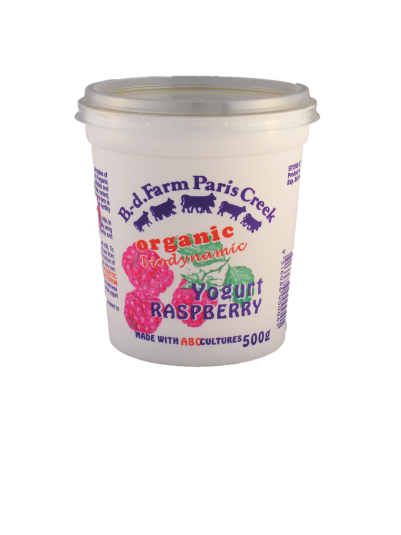 B-d Farm Yoghurt Raspberry 500g