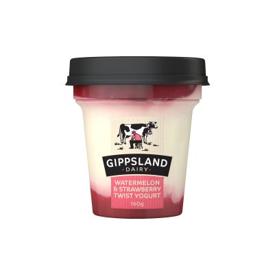 Gippsland Dairy Watermelon & Strawberry Yoghurt 160g