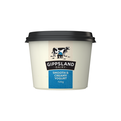 Gippsland Dairy Smooth & Creamy Yoghurt 720g (WA)
