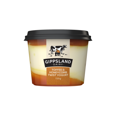 Gippsland Dairy Toffee & Honeycomb Yoghurt 720g (WA)