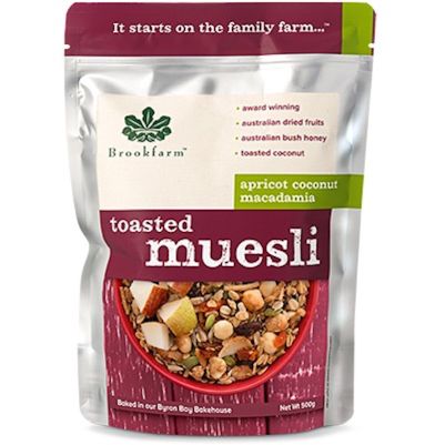 Brookfarm Toasted Muesli with Apricot 500g (WA)