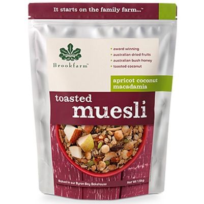 Brookfarm Toasted Muesli with Apricot 1.5kg (WA)