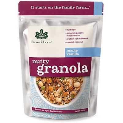 Brookfarm Nutty Granola Maple Vanilla 450g (WA)