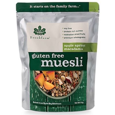 Brookfarm Gluten Free Muesli with Apricot 1kg (WA)