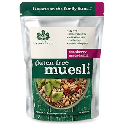 Brookfarm Gluten Free Muesli with Cranberry 350g (WA)