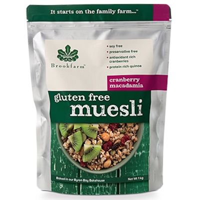 Brookfarm Gluten Free Muesli with Cranberry 1kg (WA)