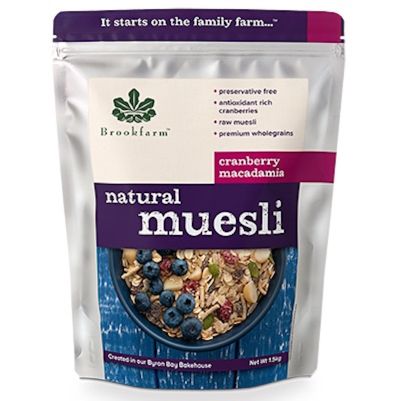 Brookfarm Natural Muesli with Cranberry 1.5kg (WA)