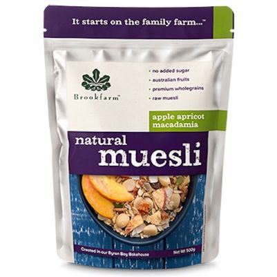 Brookfarm Natural Muesli with Apricot 500g (WA)