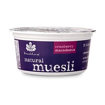 Brookfarm Natural Muesli Cranberry Tub 75g (WA)