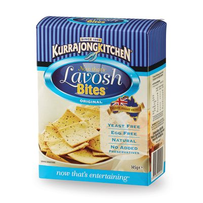 Kurrajong Kitchen Original Lavosh Bites 145g (WA)