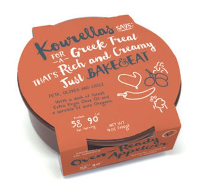 Kourellas 110g Bake & Eat Olive & Chilli
