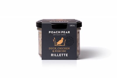 Poach Pear Rillette Duck, Chicken & Porcini 180g (WA & QLD)