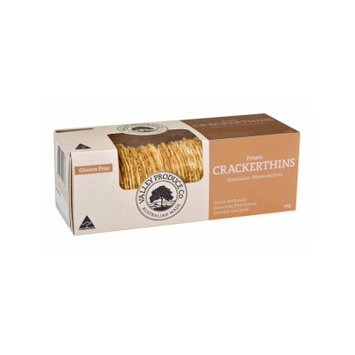 Valley Produce Crackerthins Potato 100g (WA)