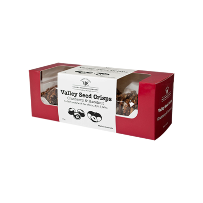 Valley Produce Co. Seed Crisps Cranberry & Hazelnut 170g
