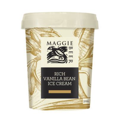 Maggie Beer Icecream Rich Vanilla 500ml (WA & QLD)