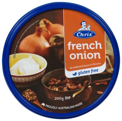 Chris’ Traditional French Onion Dip 200g (WA)