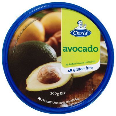 Chris’ Traditional Avocado Dip 200g (WA Only)