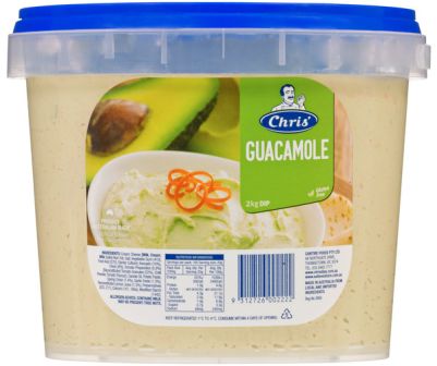 Chris’ Traditional Guacamole 2kg (WA)