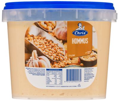 Chris’ Traditional Hommus Dip 2kg (WA)