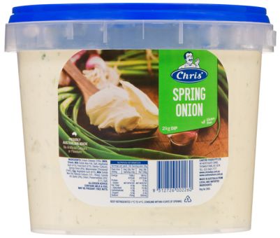 Chris’ Traditional Spring Onion Dip 2kg (WA)