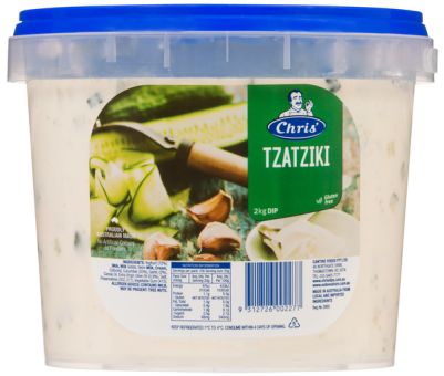 Chris’ Traditional Tzatziki Dip 2kg (WA)