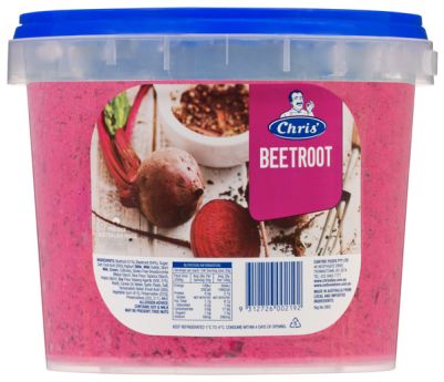 Chris’ Traditional Beetroot Dip 2kg (WA)