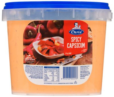 Chris’ Traditional Spicy Capsicum Dip 2kg (WA)