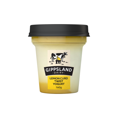 Gippsland Dairy Lemon Curd Yoghurt 160g (WA)