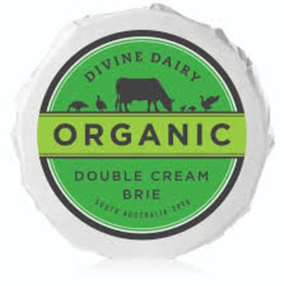 Divine Dairy Organic Double Cream Brie 200g (WA)