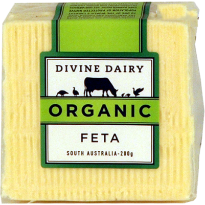 Divine Dairy Organic Feta 200g (WA)