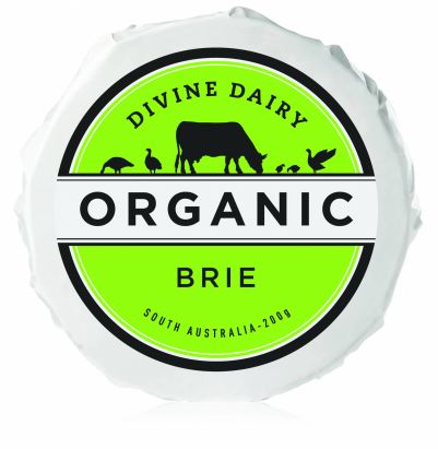 Divine Dairy Organic Brie 200g (WA)