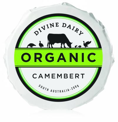 Divine Dairy Organic Camembert 200g (WA)