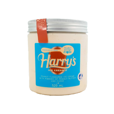Harry’s Peanut Butter Fudge 520ml (WA & QLD)