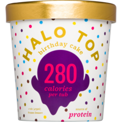 Halo Top Birthday Cake 473ml (WA & QLD)