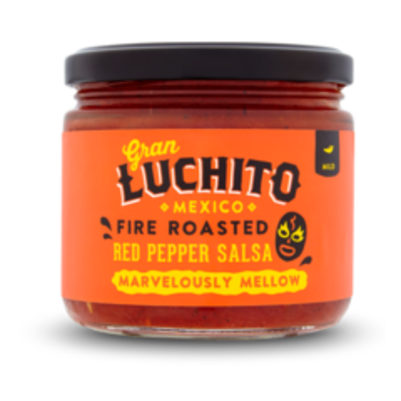 Gran Luchito Mexican Fire Roasted Red Pepper Salsa 300g (WA)