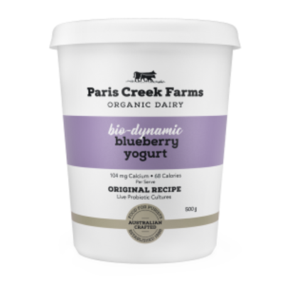 Paris Creek Farms Bio-Dynamic Blueberry 500g (WA)