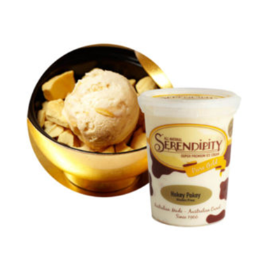 Serendipity Icecream Hokey Pokey 500ml (WA)