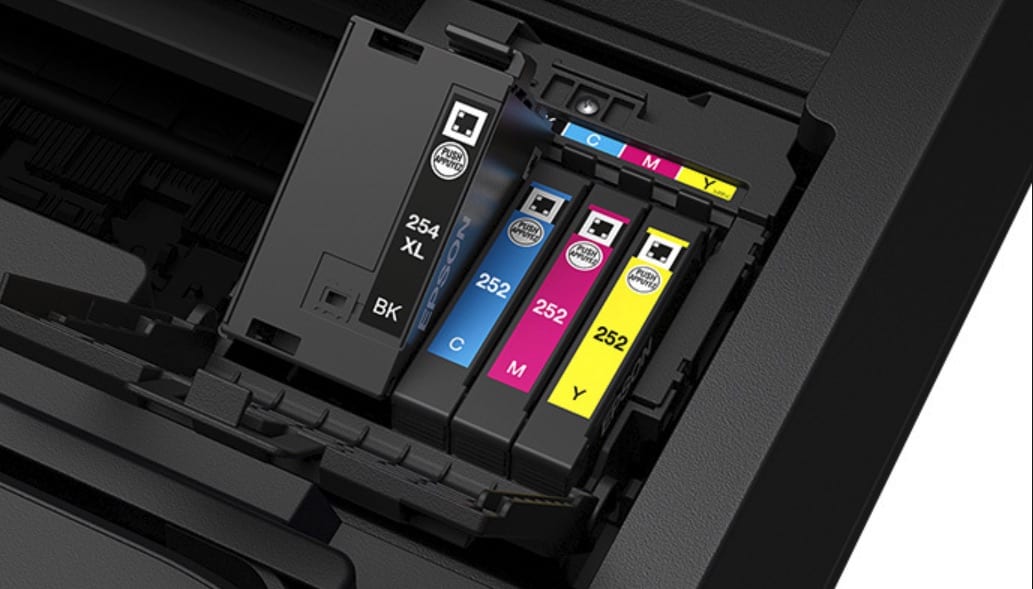 how do i change nx420 epson ink