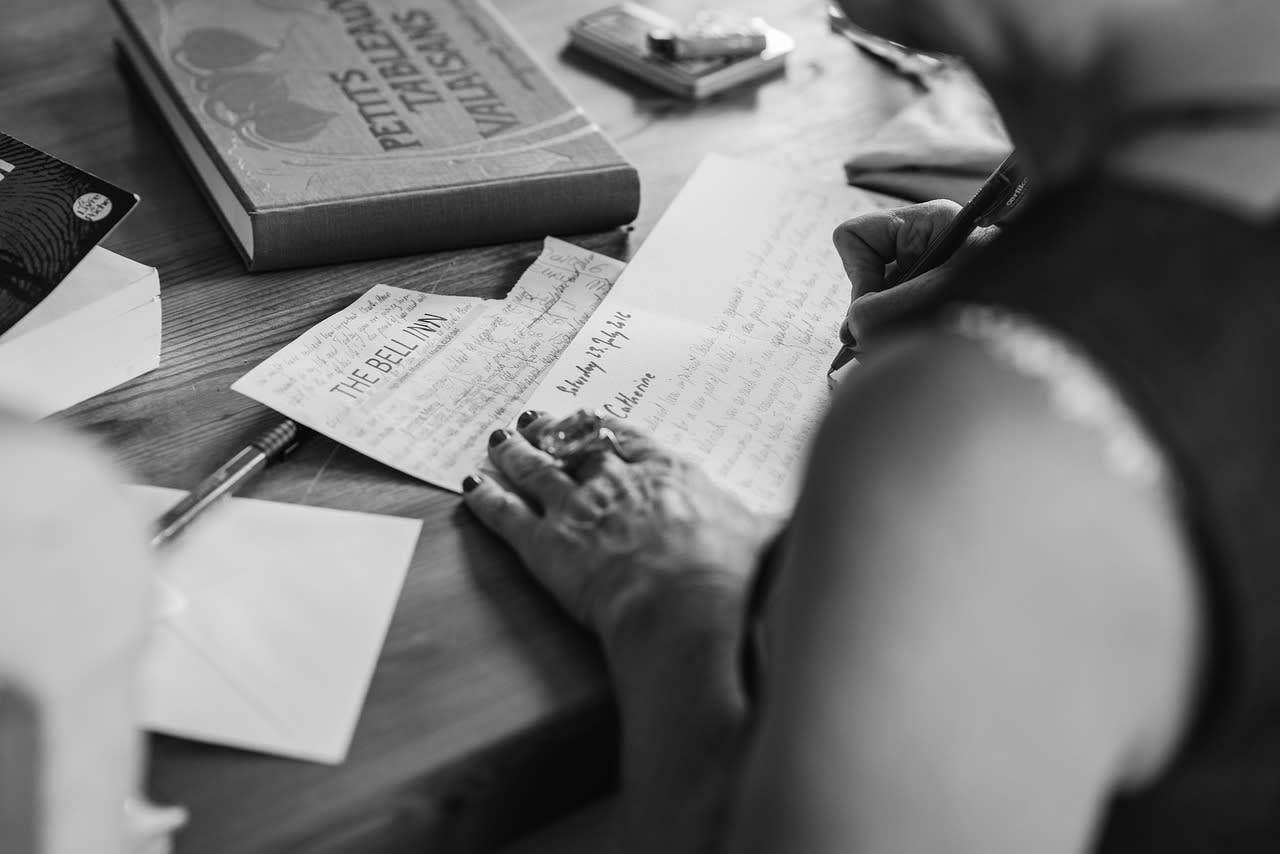 DIY wedding invitations