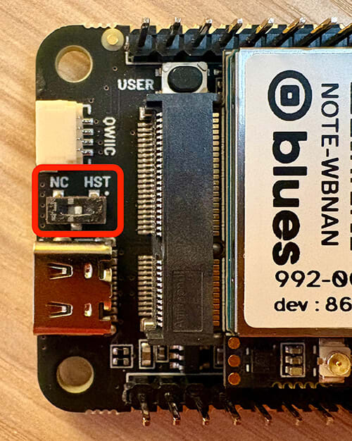 dip switch on Notecarrier CX