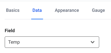 datacake temp widget