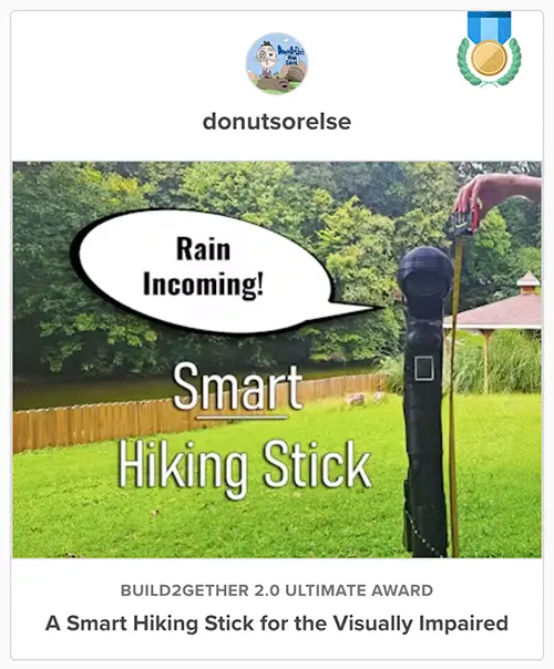 Smart Hiking Stick for the Visually Impaired