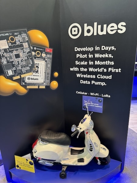 The Blues scooter at CES