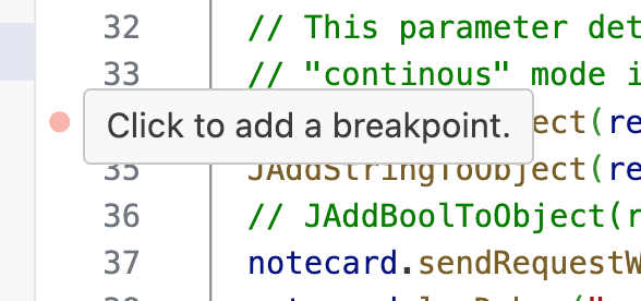 add breakpoint to vs code