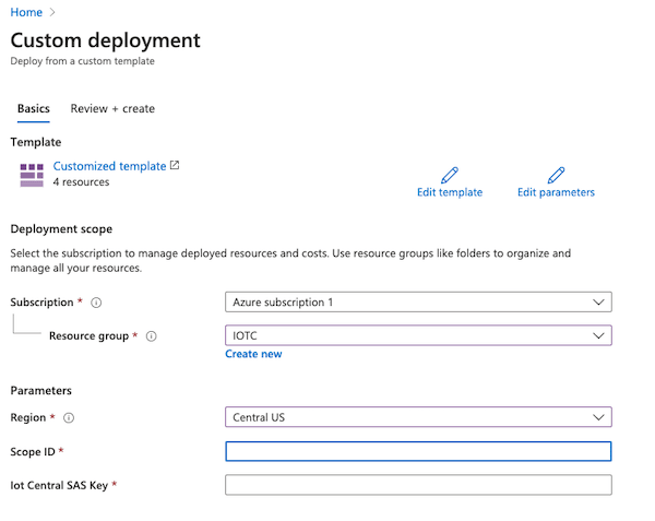 custom deployment config